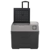 Cool Box with Wheel and Adapter Black&Grey 30 L Polypropylene 3154649