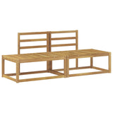 Outdoor End Sofa 2 Piece White 182.5 x 63 x 73 cm 901482