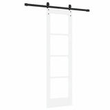 Sliding Door Manual ORKDAL White 61 x 198.5 cm Wood and metal 3332434