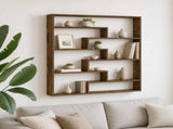 Wall Shelf Smoked Oak 103 x 17 x 102 cm Engineered Wood 8015020