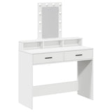 Dressing Table White 100 x 41 x 140 cm Engineered Wood 865172
