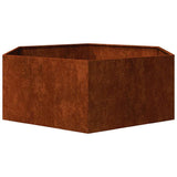 Planter Rusty 138x120x45 cm Corten Steel 823677