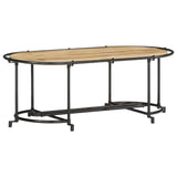 ZNTS Coffee Table 110x55x40 cm Solid Wood Rough Mango 4013497