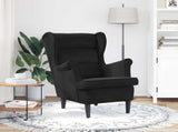 Armchair Black Velvet 42012826