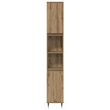Bathroom Furniture Set 3 pcs Artisan Oak Engineered Wood 3378514