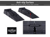 2 Pieces Car Ramps Heavy Duty 2.5 Ton Motorhome Levelling Ramps, Plastic Garage Workshop Car Lift, T3398P349492