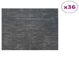 Carpet Tile Sky Grey 50 x 50 cm 36 pcs PP and Bitumen 42032488