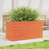 Garden Planter Wax Brown 90x40x46 cm Solid Wood Pine 3282446