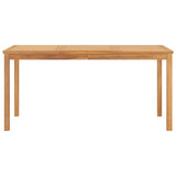 7 Piece Garden Dining Set Solid Wood Teak 3157918
