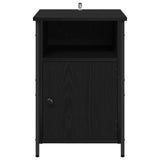 Bedside Cabinet 2 pcs Black Oak 40 x 42 x 60 cm Engineered Wood 881837