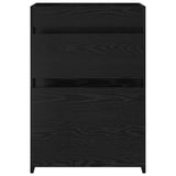 Bathroom Under Sink Cabinet Black Oak 56 x 37.5 x 81 cm 890729
