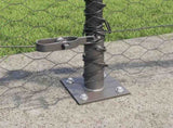 Welded Wire Fence with Concrete Base 25 x 0.4 m 3353643