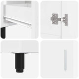 Bathroom Vanity Unit High Gloss White 60 x 35 x 60 cm 889379