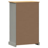 Shoe Cabinet VIGO 60x35x96 cm Grey Solid Wood Pine 353171