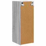 TV Wall Cabinet Wall-mounted 2 pcs Grey Sonoma 30 x 31 x 80 cm 892302