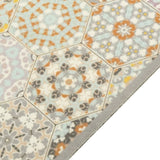Kitchen Rug Washable Hexagon Pastel 60x300 cm Velvet 4005631