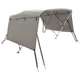 3-bow Bimini Top with Sidewalls 183xx137 cm 94824
