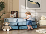 Kids Storage Unit, with Nine Drawers - Blue T3398P379055