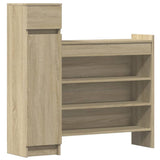 Shoe Cabinet Sonoma Oak 100.5x28x100 cm Engineered Wood 840424