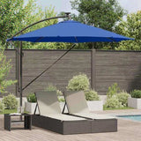 Umbrella 294 x 294 x 248 cm Polyester and Aluminium Azurblau 42003388