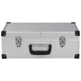 Tool Suitcase 46x33x16 cm Silver Aluminium 91846