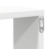 Wall Cube Shelf 2 pcs White 100x15x30 cm Engineered Wood 807079