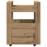 Kitchen Trolley Artisan oak 60 x 45 x 80 cm Engineered wood 862121