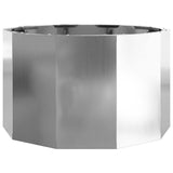 Planter Silver 60 x 60 x 35 cm Galvanised Steel 883743