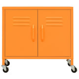 336264 Storage Cabinet Orange 60x35x56 cm Steel