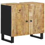 5 Piece Bathroom Furniture Set Solid Wood Mango 3200645