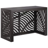 Air Conditioner Cover Black 90 x 40 x 60 cm Steel 8014094