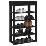 Shoe Rack Black 60x30x98 cm Engineered Wood 859924
