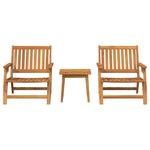 Outdoor Dining Set 3 pcs Brown Solid Acacia wood 3214432