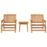 Outdoor Dining Set 3 pcs Brown Solid Acacia wood 3214432