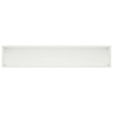 Garden Planter 2 pcs White 100 x 20 x 20 cm Cold-rolled Steel 8005179