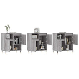 Sideboards 3 pcs Grey Sonoma Engineered Wood 3190147