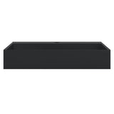 Wash Basin 60x38x11 cm Mineral Cast/Marble Cast Matt Black 155980