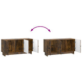 TV Cabinet Smoked Oak 99 x 34.5 x 50 cm Engineered Wood 894030