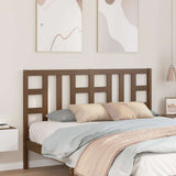 Bed Headboard Honey Brown 166x4x100 cm Solid Wood Pine 817853