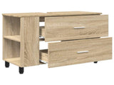 Bathroom Vanity Unit Sonoma Oak 80 x 35 x 60 cm Engineered Wood 889387