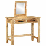 Dressing Table Brown 100 x 40 x 120 cm Solid Mango Wood 374096