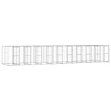 Outdoor Dog Kennel Galvanised Steel 24,2 m 3082290