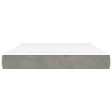 Pocket Spring Bed Mattress Medium Light Grey 137x190x20 cm Full 347875