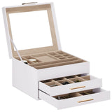 Jewellery Box 3-Layer White 23x20.5x14 cm 4103557