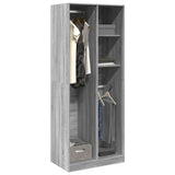 Wardrobe Grey Sonoma 80x50x200 cm Engineered Wood 3307761