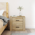 ZNTS Wall-mounted Bedside Cabinet Sonoma Oak 50x36x47 cm 816859