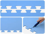 Floor Mats 50 pcs Blue 18 m EVA Foam 42040743