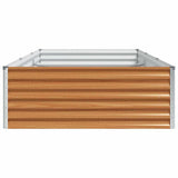 Garden Raised Bed 290 x 100 x 36 cm Galvanised Steel 42017360