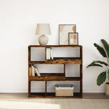 Book Cabinet/Room Divider Smoked Oak 100x33x94.5 cm 854440