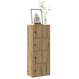 Bookcase Artisan Oak 40x24x102 cm Engineered Wood 860381